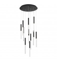  Black Chandelier (46477-019)-Eurofase