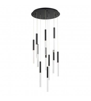  Black Chandelier (46477-019)-Eurofase