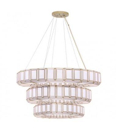  Brass Chandelier (46624-017)-Eurofase