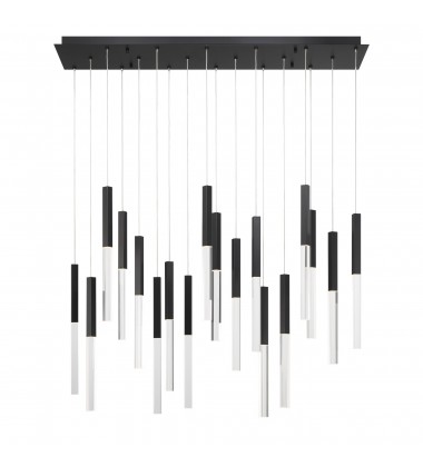  Black Chandelier (46771-018)-Eurofase