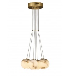  Gold Chandelier (46805-010)-Eurofase