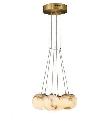  Gold Chandelier (46805-010)-Eurofase