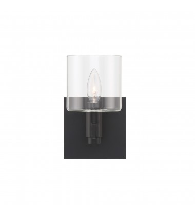  Black Wall Sconce (46811-011)-Eurofase