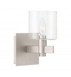  Satin Nickel Wall Sconce (46811-028)-Eurofase