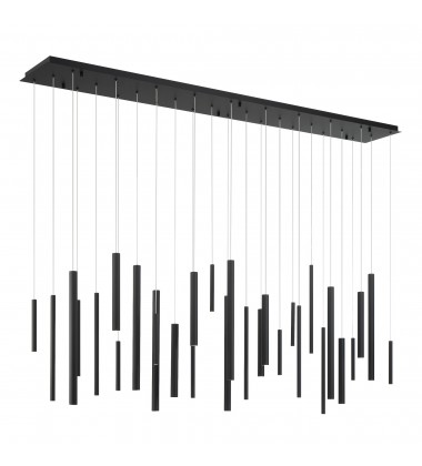  Black Chandelier (46814-029)-Eurofase