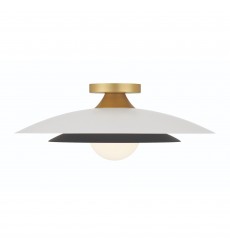  White Flush Mount (46815-019)-Eurofase