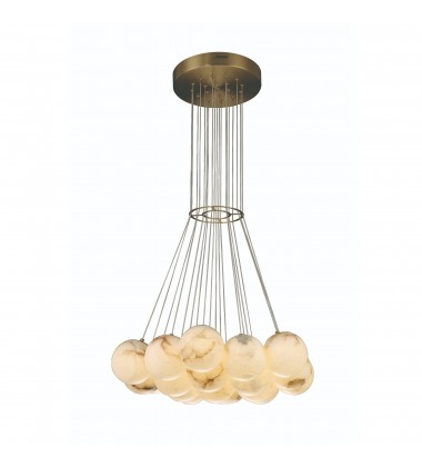  Gold Chandelier (46914-019)-Eurofase