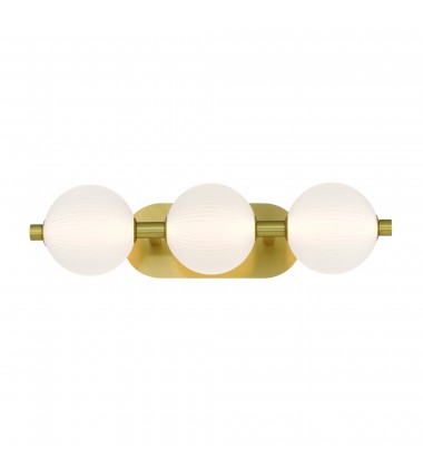  Palmas 3 Light Vanity In Gold (47193-017)-Eurofase