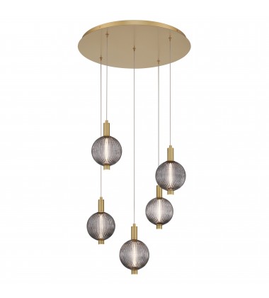  Palmas LED Pendant In Gold (47208-018)-Eurofase
