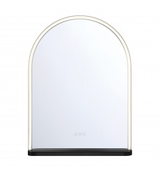 Satin Nickel Black Mirror (48518-024)-Eurofase Satin Nickel Black Mirror (48518-024)-Eurofase