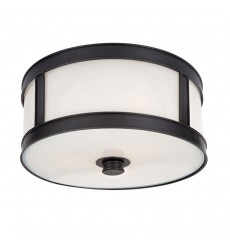 Patterson 1 Light Flush Mount 5510-OB Hudson Valley Lighting  Patterson 1 Light Flush Mount 5510-OB Hudson Valley Lighting