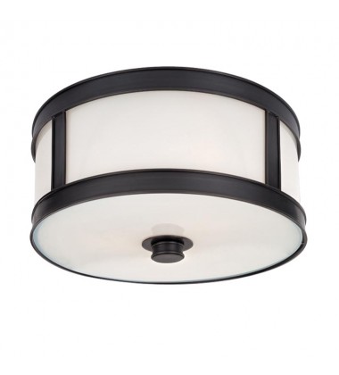 Patterson 1 Light Flush Mount 5510-OB Hudson Valley Lighting  Patterson 1 Light Flush Mount 5510-OB Hudson Valley Lighting