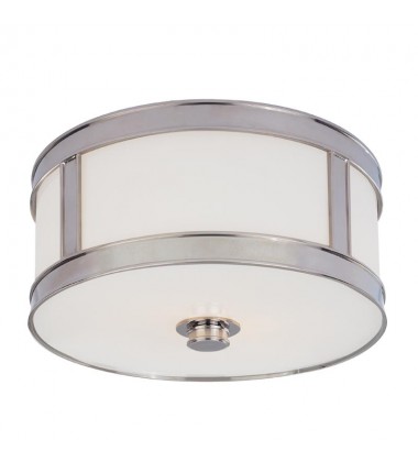 Patterson 1 Light Flush Mount 5510-PN Hudson Valley Lighting  Patterson 1 Light Flush Mount 5510-PN Hudson Valley Lighting
