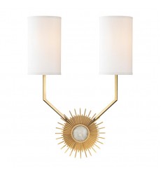 Borland 2 Light Wall Sconce 5512-AGB Hudson Valley Lighting