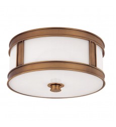 Patterson 2 Light Flush Mount 5513-AGB Hudson Valley Lighting  Patterson 2 Light Flush Mount 5513-AGB Hudson Valley Lighting