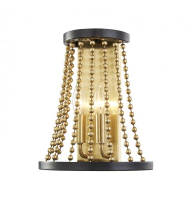  Spool 2 Light Wall Sconce 5700-AGB Hudson Valley Lighting