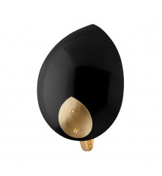 Lotus 1 Light Wall Sconce 5701-GL/BK Hudson Valley Lighting  Lotus 1 Light Wall Sconce 5701-GL/BK Hudson Valley Lighting