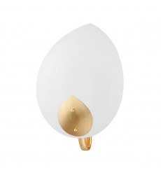 Lotus 1 Light Wall Sconce 5701-GL/WH Hudson Valley Lighting  Lotus 1 Light Wall Sconce 5701-GL/WH Hudson Valley Lighting