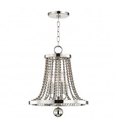  Spool 4 Light Chandelier 5714-PN Hudson Valley Lighting