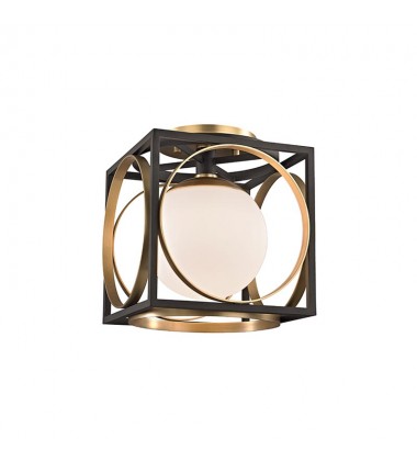  Wadsworth 1 Light Semi Flush 5800-AGB Hudson Valley Lighting