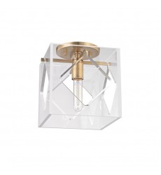  Travis 1 Light Flush Mount 5909F-AGB Hudson Valley Lighting