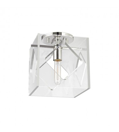  Travis 1 Light Flush Mount 5909F-PN Hudson Valley Lighting