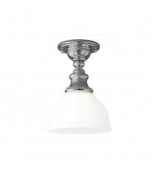  Sutton 1 Light Semi Flush 5911F-PN Hudson Valley Lighting