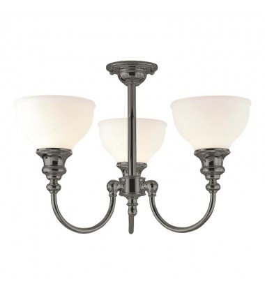  Sutton 3 Light Semi Flush 5913F-AN Hudson Valley Lighting