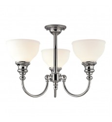  Sutton 3 Light Semi Flush 5913F-OB Hudson Valley Lighting