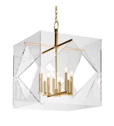  Travis 8 Light Chandelier 5924-AGB Hudson Valley Lighting