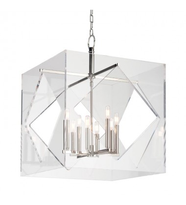  Travis 8 Light Chandelier 5924-PN Hudson Valley Lighting