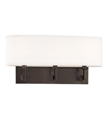 Grayson 3 Light Wall Sconce 593-OB Hudson Valley Lighting  Grayson 3 Light Wall Sconce 593-OB Hudson Valley Lighting
