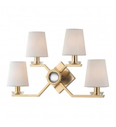  Baker 4 Light Wall Sconce 5940-AGB Hudson Valley Lighting