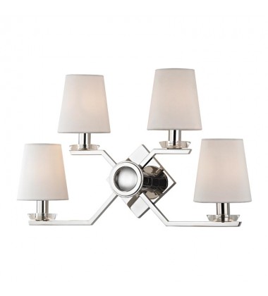  Baker 4 Light Wall Sconce 5940-PN Hudson Valley Lighting