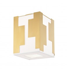  Acadia 1 Light Flush Mount 6012-AGB Hudson Valley Lighting