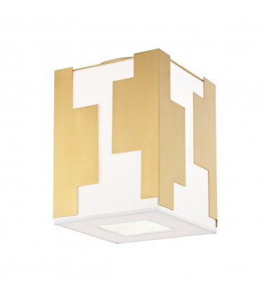  Acadia 1 Light Flush Mount 6012-AGB Hudson Valley Lighting