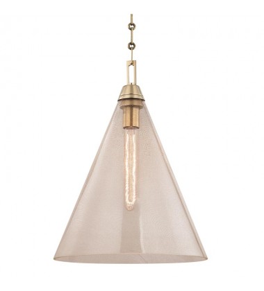 Newbury 1 Light Pendant 6014-AGB Hudson Valley Lighting  Newbury 1 Light Pendant 6014-AGB Hudson Valley Lighting