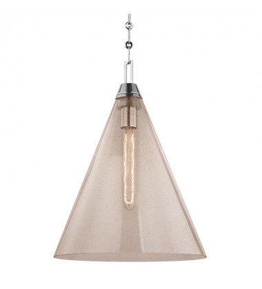 Newbury 1 Light Pendant 6014-PN Hudson Valley Lighting  Newbury 1 Light Pendant 6014-PN Hudson Valley Lighting