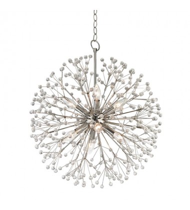Dunkirk 8 Light Chandelier 6020-PN Hudson Valley Lighting  Dunkirk 8 Light Chandelier 6020-PN Hudson Valley Lighting