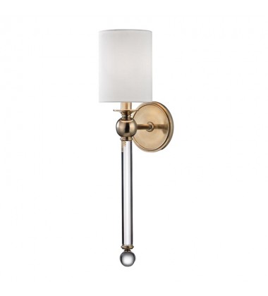 Gordon 1 Light Wall Sconce 6031-AGB Hudson Valley Lighting  Gordon 1 Light Wall Sconce 6031-AGB Hudson Valley Lighting