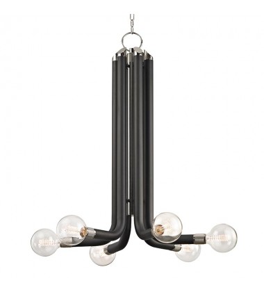  Desmond 6 Light Chandelier 6046-PN Hudson Valley Lighting