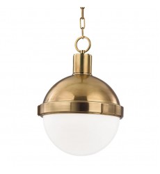 Lambert 1 Light Pendant 609-AGB Hudson Valley Lighting  Lambert 1 Light Pendant 609-AGB Hudson Valley Lighting
