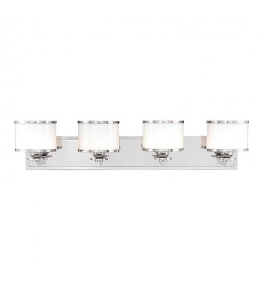 Basking Ridge 4 Light Bath Bracket 6104-PN Hudson Valley Lighting