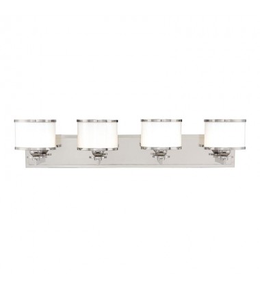  Basking Ridge 4 Light Bath Bracket 6104-SN Hudson Valley Lighting