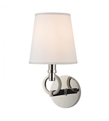 Malibu 1 Light Wall Sconce 611-PN Hudson Valley Lighting  Malibu 1 Light Wall Sconce 611-PN Hudson Valley Lighting