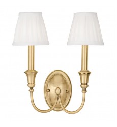 Jaden 2 Light Wall Sconce 6112-AGB Hudson Valley Lighting  Jaden 2 Light Wall Sconce 6112-AGB Hudson Valley Lighting