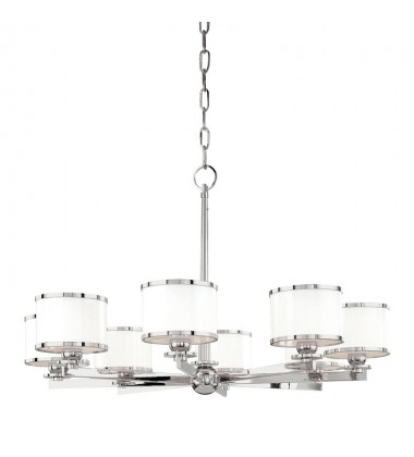  Basking Ridge 8 Light Chandelier 6118-PN Hudson Valley Lighting