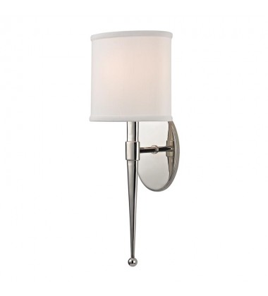 Madison 1 Light Wall Sconce 6120-PN Hudson Valley Lighting  Madison 1 Light Wall Sconce 6120-PN Hudson Valley Lighting