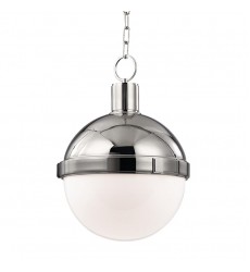 Lambert 1 Light Pendant 615-PN Hudson Valley Lighting  Lambert 1 Light Pendant 615-PN Hudson Valley Lighting