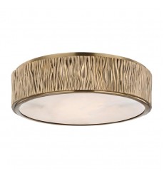  Crispin Large Led Flush Mount 6213-AGB Hudson Valley Lighting